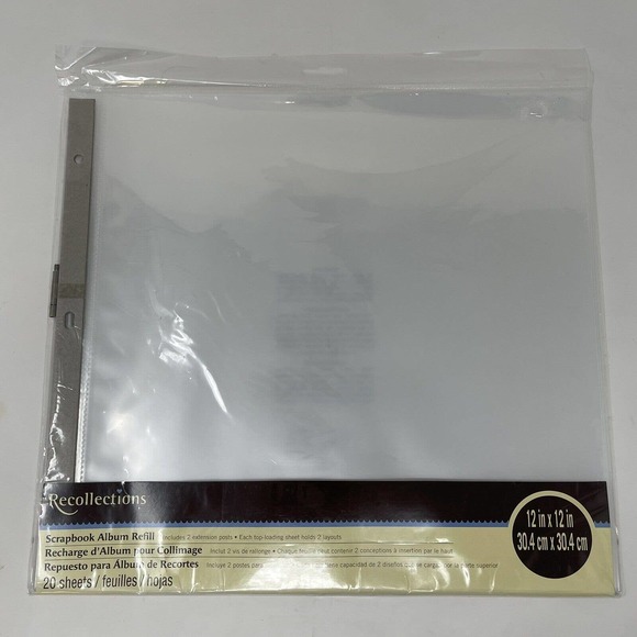 Recollections Love Laugh Live Scrapbook Album 12x12 and 20 Sheet Refill Pages - Picture 9 of 12